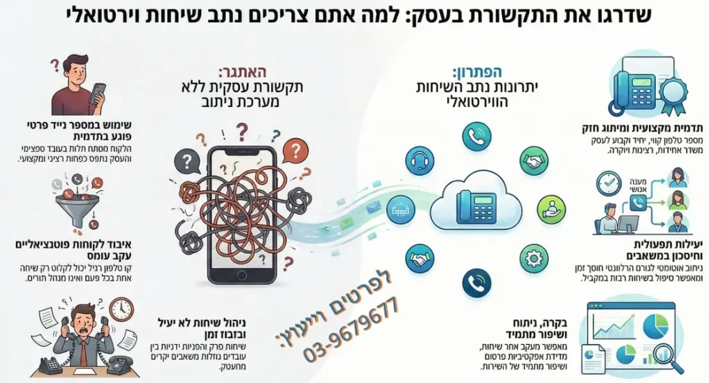נתב שיחות עסקי -מערכת ניתוב שיחות לעסקים - מספר וירטואלי נייח למשרד-new